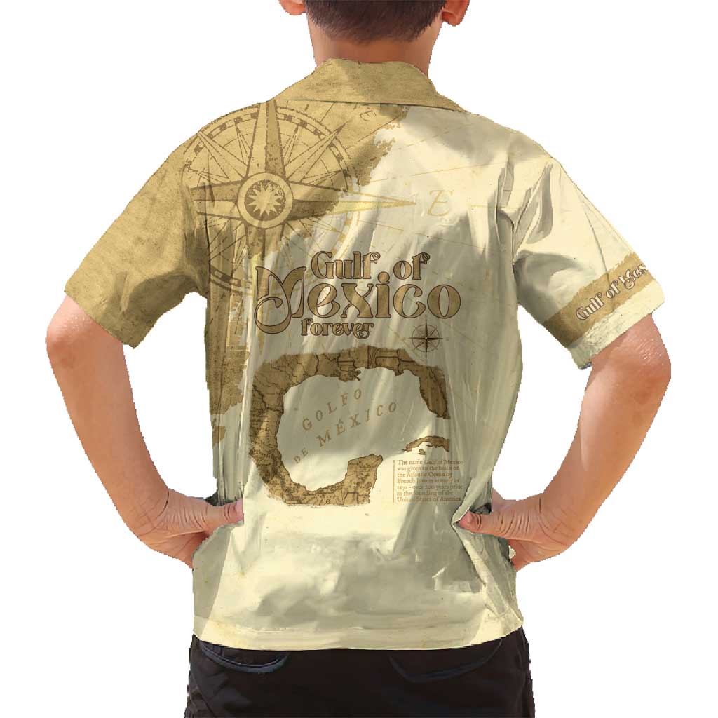 Gulf Of Mexico Estd 1672 Family Matching Puletasi and Hawaiian Shirt Vintage Style