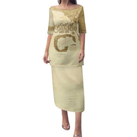 Gulf Of Mexico Estd 1672 Family Matching Puletasi and Hawaiian Shirt Vintage Style