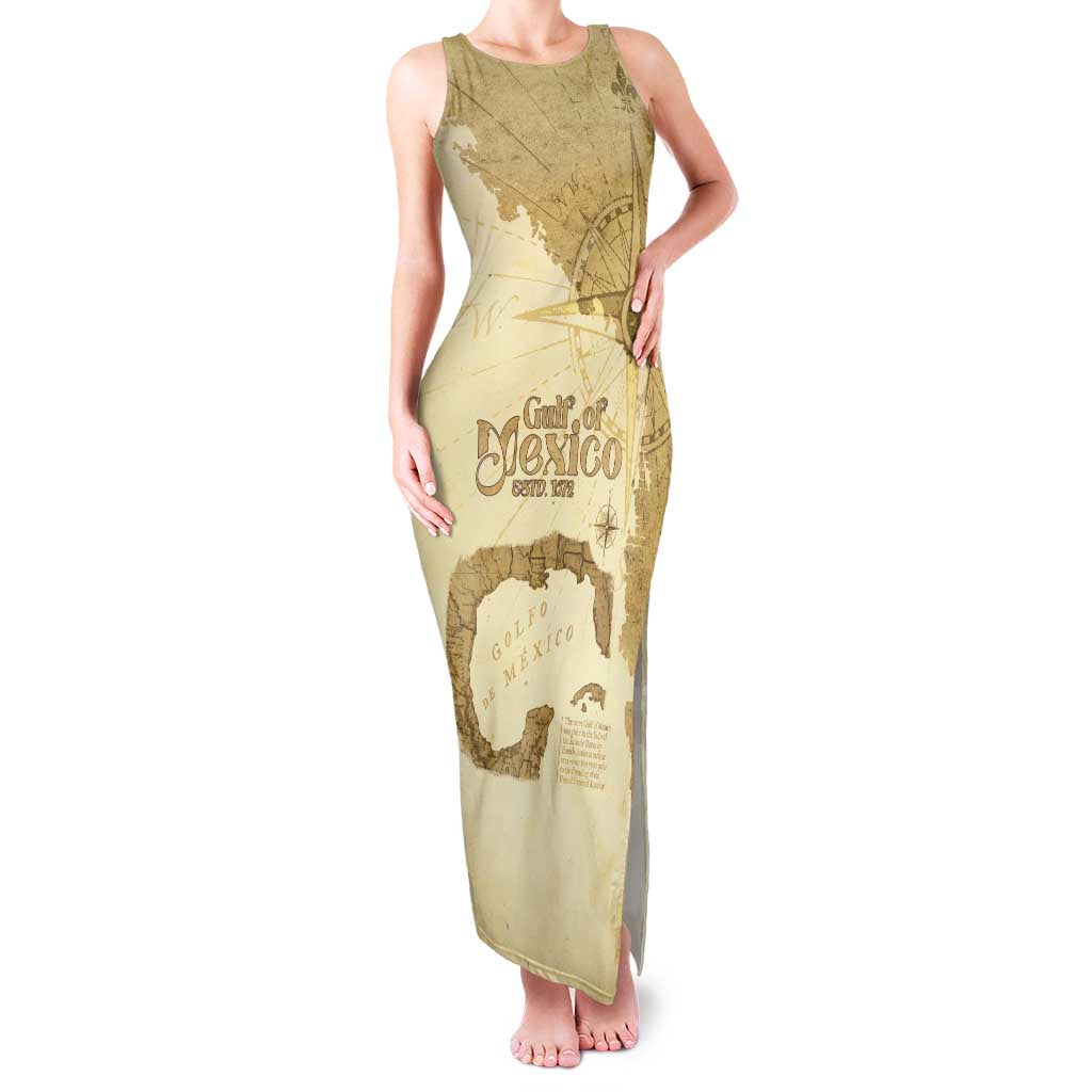 Gulf Of Mexico Estd 1672 Family Matching Tank Maxi Dress and Hawaiian Shirt Vintage Style