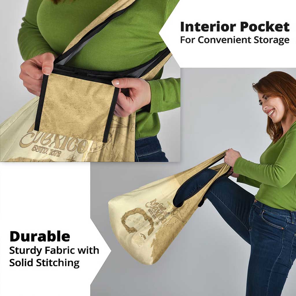 Gulf Of Mexico Estd 1672 Grocery Bag Vintage Style