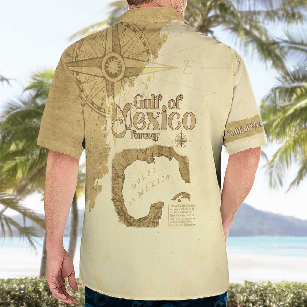 Gulf Of Mexico Estd 1672 Hawaiian Shirt Vintage Style