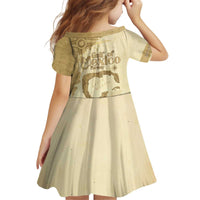 Gulf Of Mexico Estd 1672 Kid Short Sleeve Dress Vintage Style