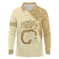 Gulf Of Mexico Estd 1672 Long Sleeve Polo Shirt Vintage Style