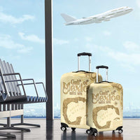 Gulf Of Mexico Estd 1672 Luggage Cover Vintage Style