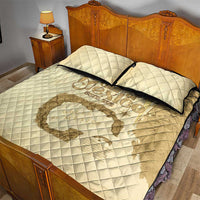 Gulf Of Mexico Estd 1672 Quilt Bed Set Vintage Style