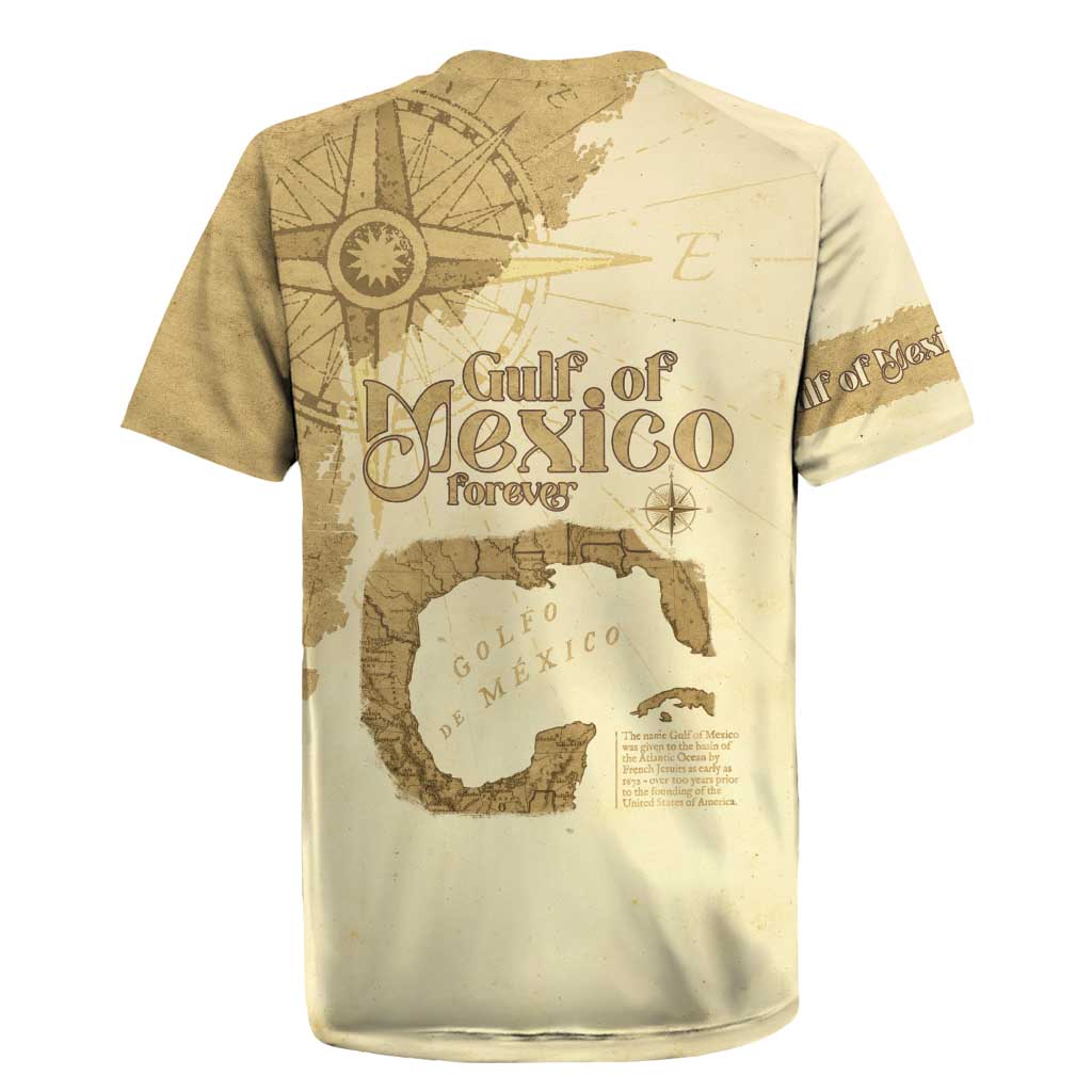 Gulf Of Mexico Estd 1672 Rugby Jersey Vintage Style