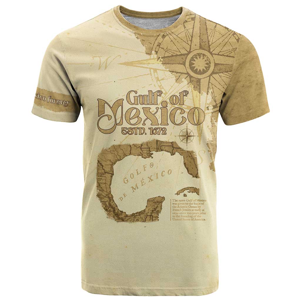 Gulf Of Mexico Estd 1672 T Shirt Vintage Style