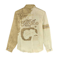 Gulf Of Mexico Estd 1672 Women Casual Shirt Vintage Style