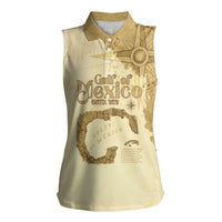 Gulf Of Mexico Estd 1672 Women Sleeveless Polo Shirt Vintage Style