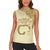 Gulf Of Mexico Estd 1672 Women Sleeveless Polo Shirt Vintage Style