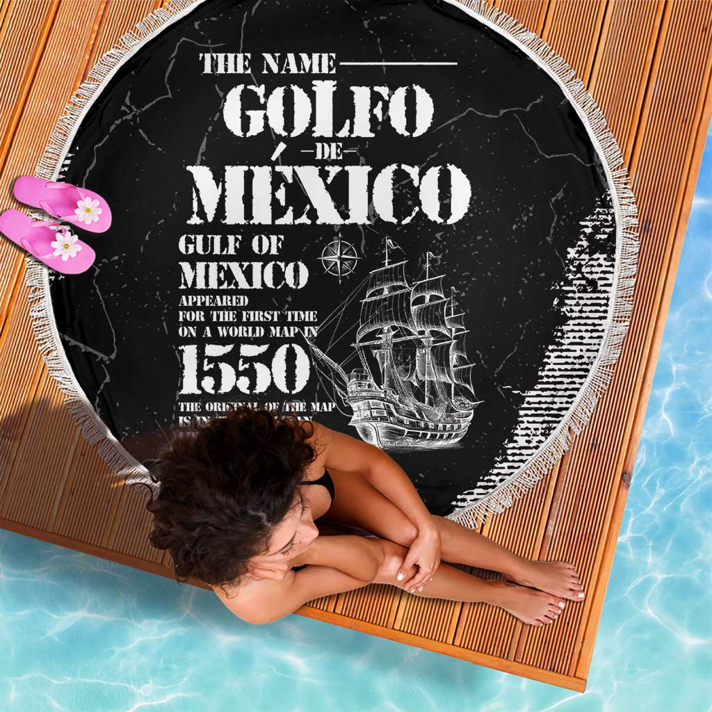 Golfo De Mexico Beach Blanket Est. Since 1550 And Forever