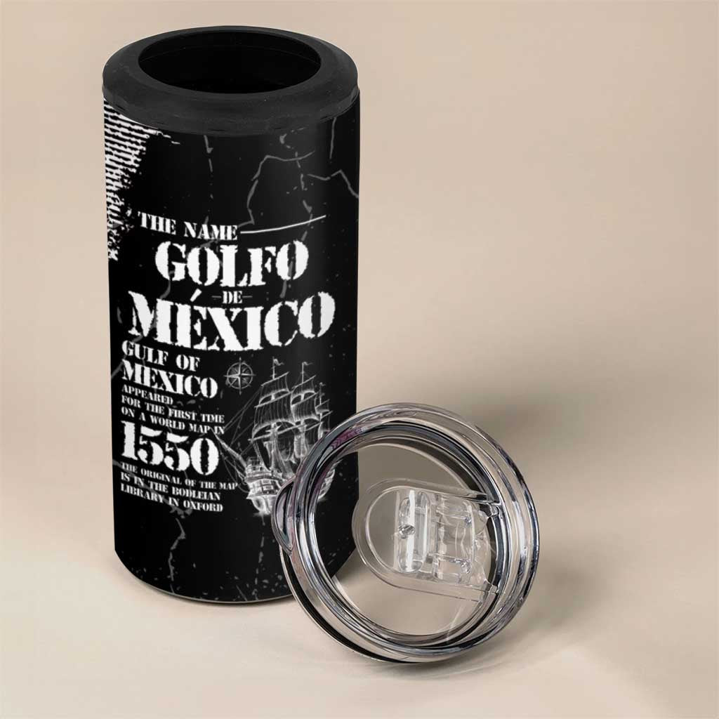 Golfo De Mexico 4 in 1 Can Cooler Tumbler Est. Since 1550 And Forever