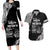 Golfo De Mexico Couples Matching Long Sleeve Bodycon Dress and Hawaiian Shirt Est. Since 1550 And Forever