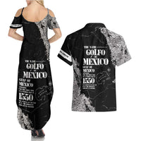 Golfo De Mexico Couples Matching Summer Maxi Dress and Hawaiian Shirt Est. Since 1550 And Forever