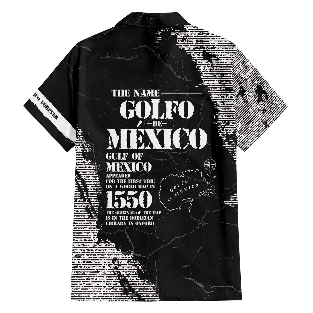 Golfo De Mexico Family Matching Off The Shoulder Long Sleeve Dress and Hawaiian Shirt Est. Since 1550 And Forever