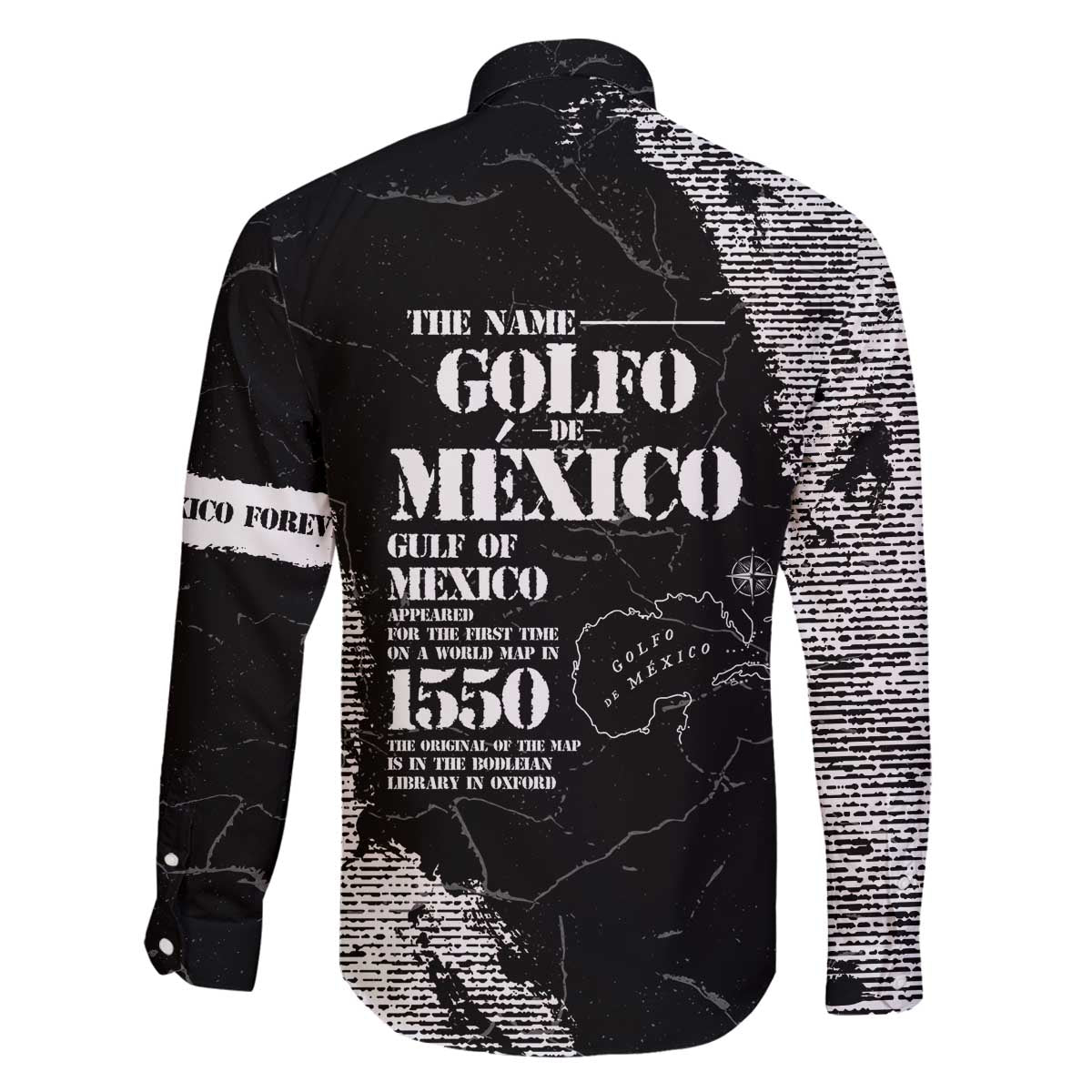 Golfo De Mexico Family Matching Off The Shoulder Long Sleeve Dress and Hawaiian Shirt Est. Since 1550 And Forever