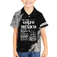 Golfo De Mexico Family Matching Off Shoulder Short Dress and Hawaiian Shirt Est. Since 1550 And Forever