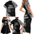 Golfo De Mexico Family Matching Short Sleeve Bodycon Dress and Hawaiian Shirt Est. Since 1550 And Forever