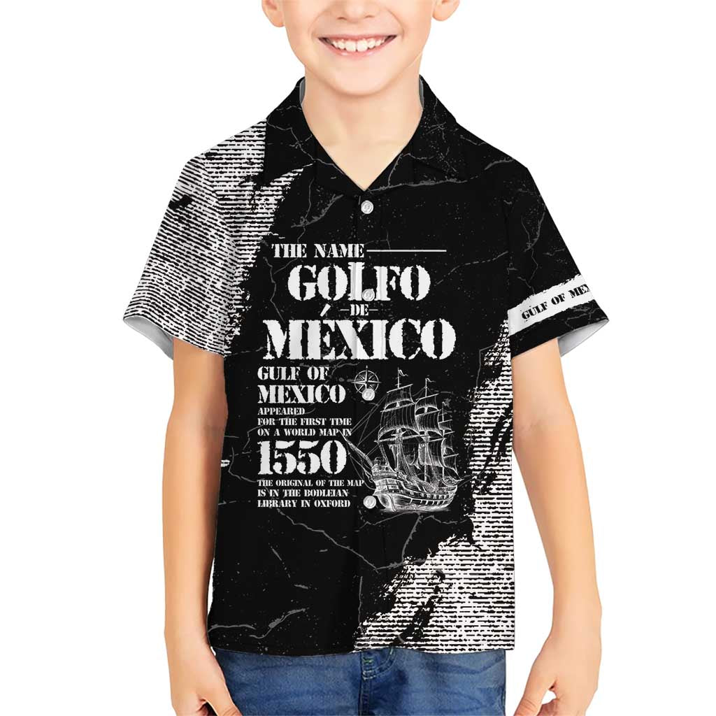 Golfo De Mexico Family Matching Short Sleeve Bodycon Dress and Hawaiian Shirt Est. Since 1550 And Forever