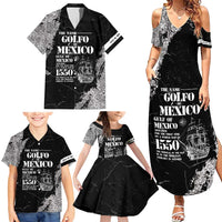 Golfo De Mexico Family Matching Summer Maxi Dress and Hawaiian Shirt Est. Since 1550 And Forever