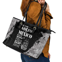 Golfo De Mexico Leather Tote Bag Est. Since 1550 And Forever