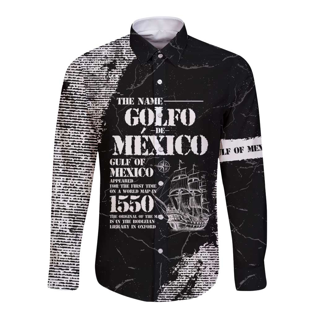 Golfo De Mexico Long Sleeve Button Shirt Est. Since 1550 And Forever
