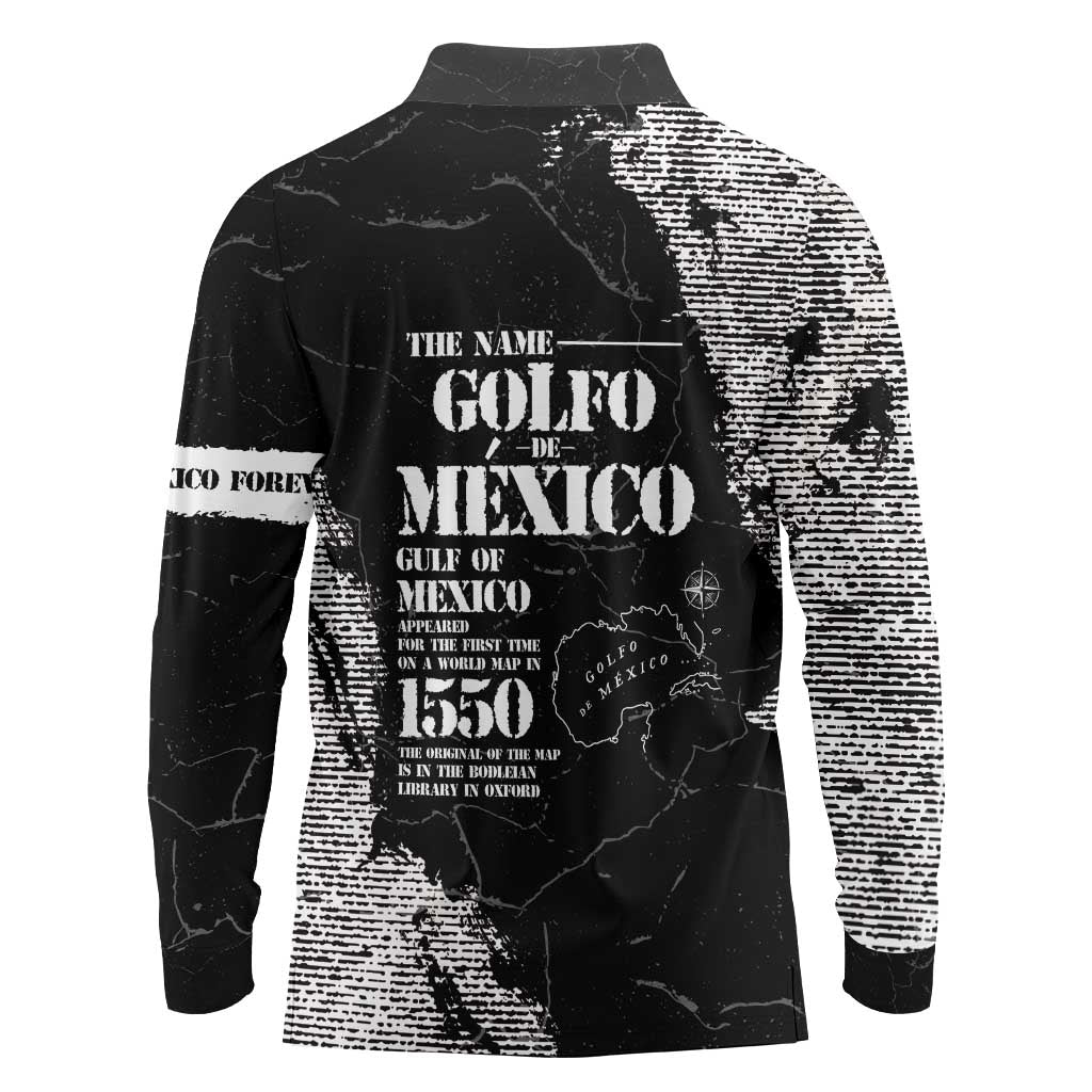 Golfo De Mexico Long Sleeve Polo Shirt Est. Since 1550 And Forever