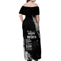 Golfo De Mexico Off Shoulder Maxi Dress Est. Since 1550 And Forever