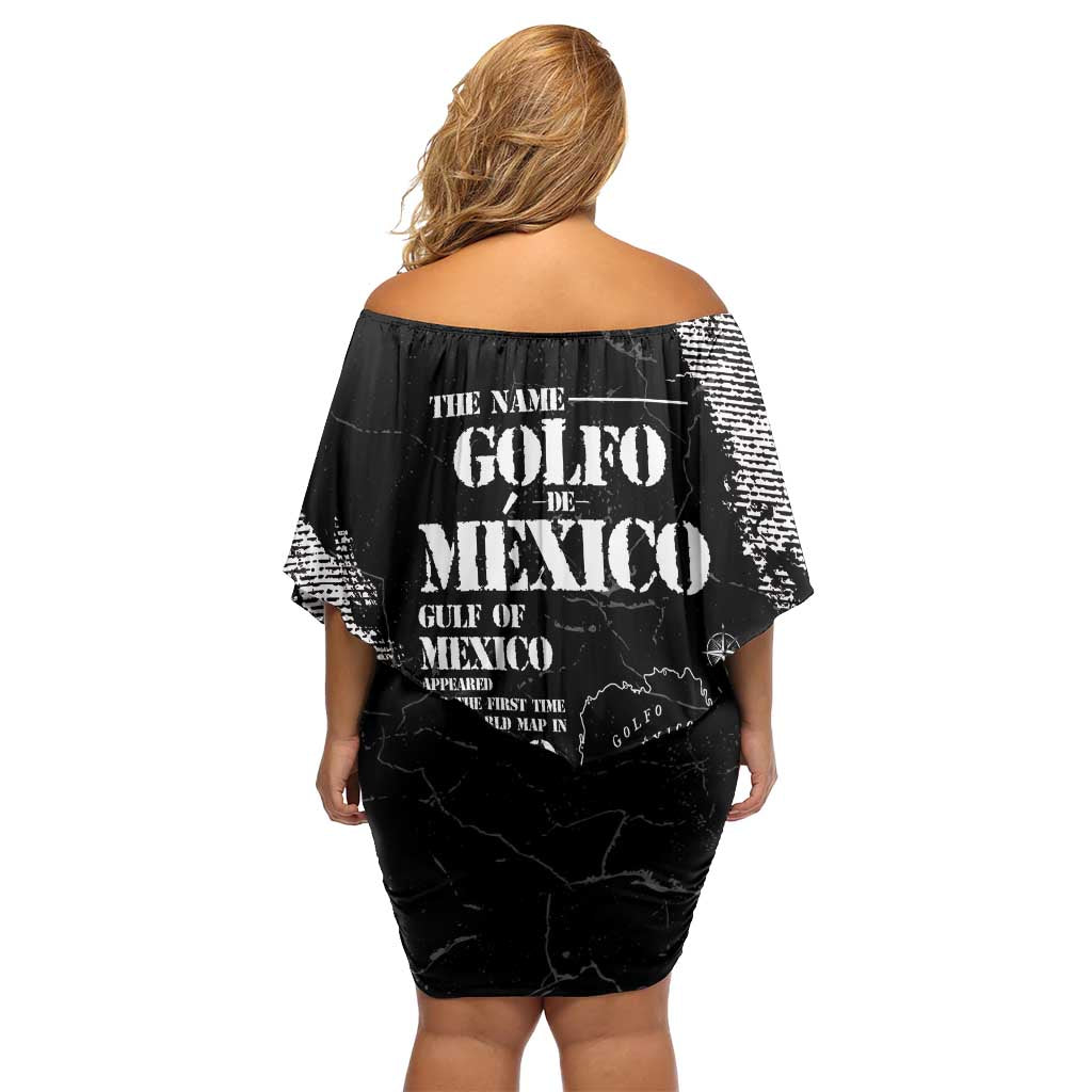 Golfo De Mexico Off Shoulder Short Dress Est. Since 1550 And Forever