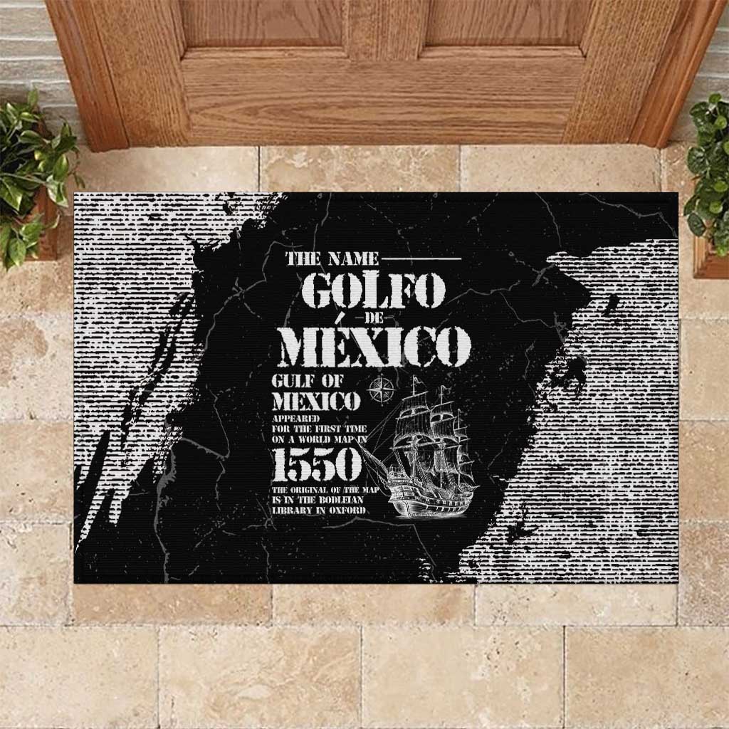 Golfo De Mexico Rubber Doormat Est. Since 1550 And Forever