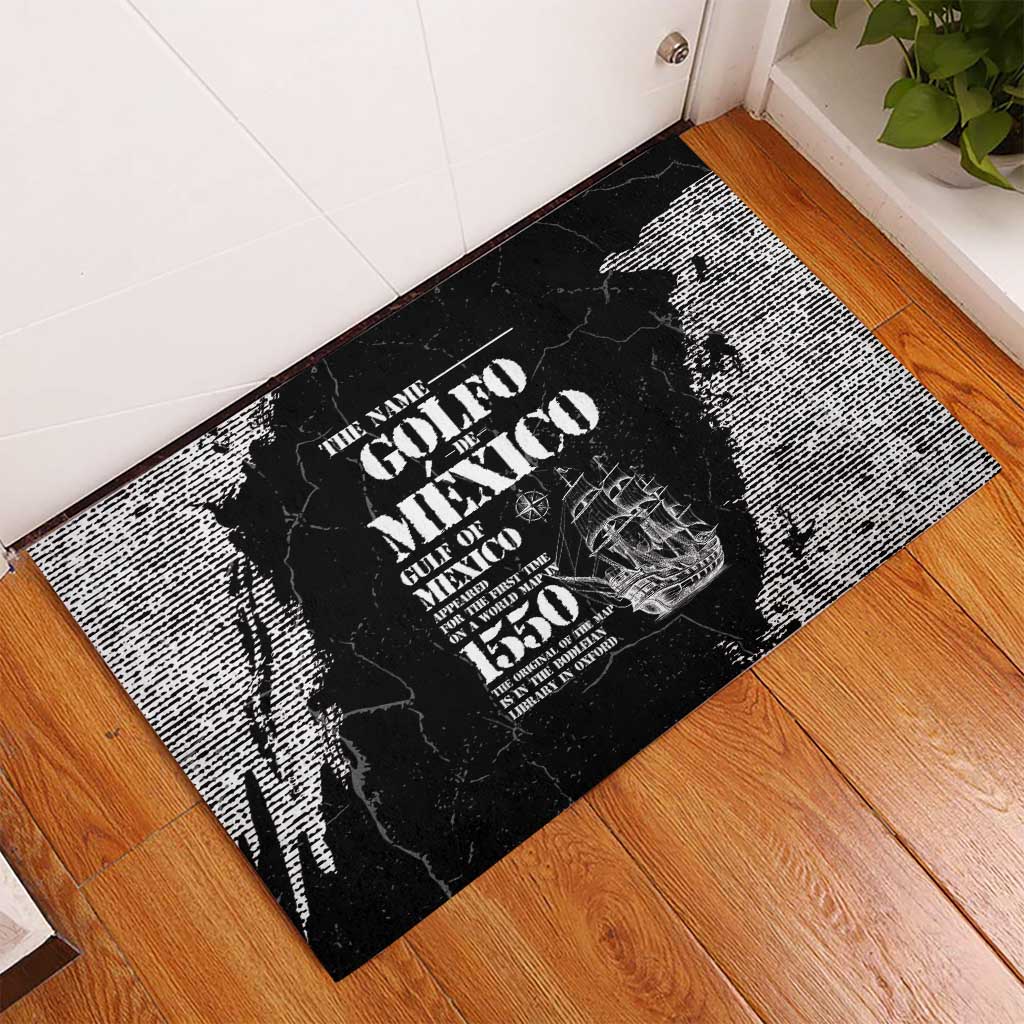 Golfo De Mexico Rubber Doormat Est. Since 1550 And Forever