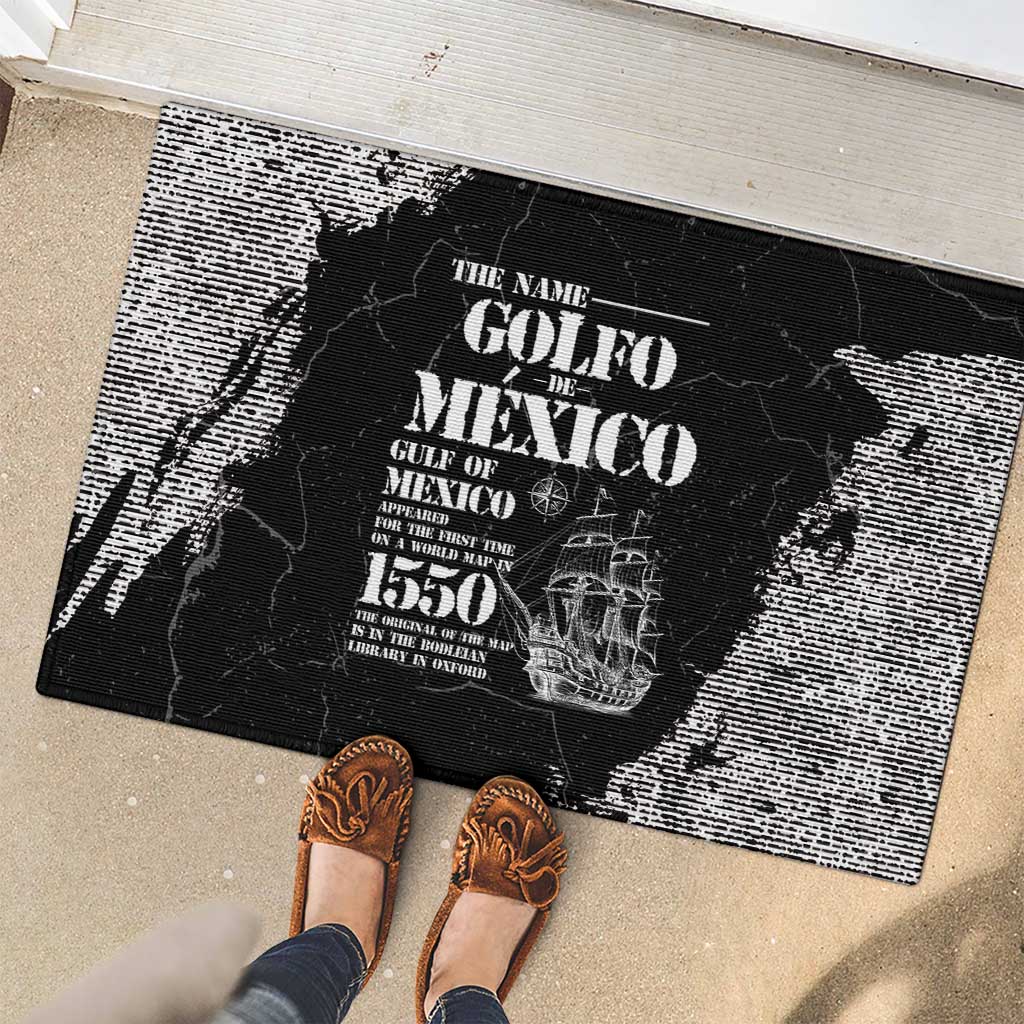 Golfo De Mexico Rubber Doormat Est. Since 1550 And Forever