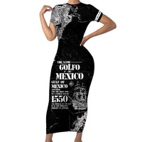 Golfo De Mexico Short Sleeve Bodycon Dress Est. Since 1550 And Forever
