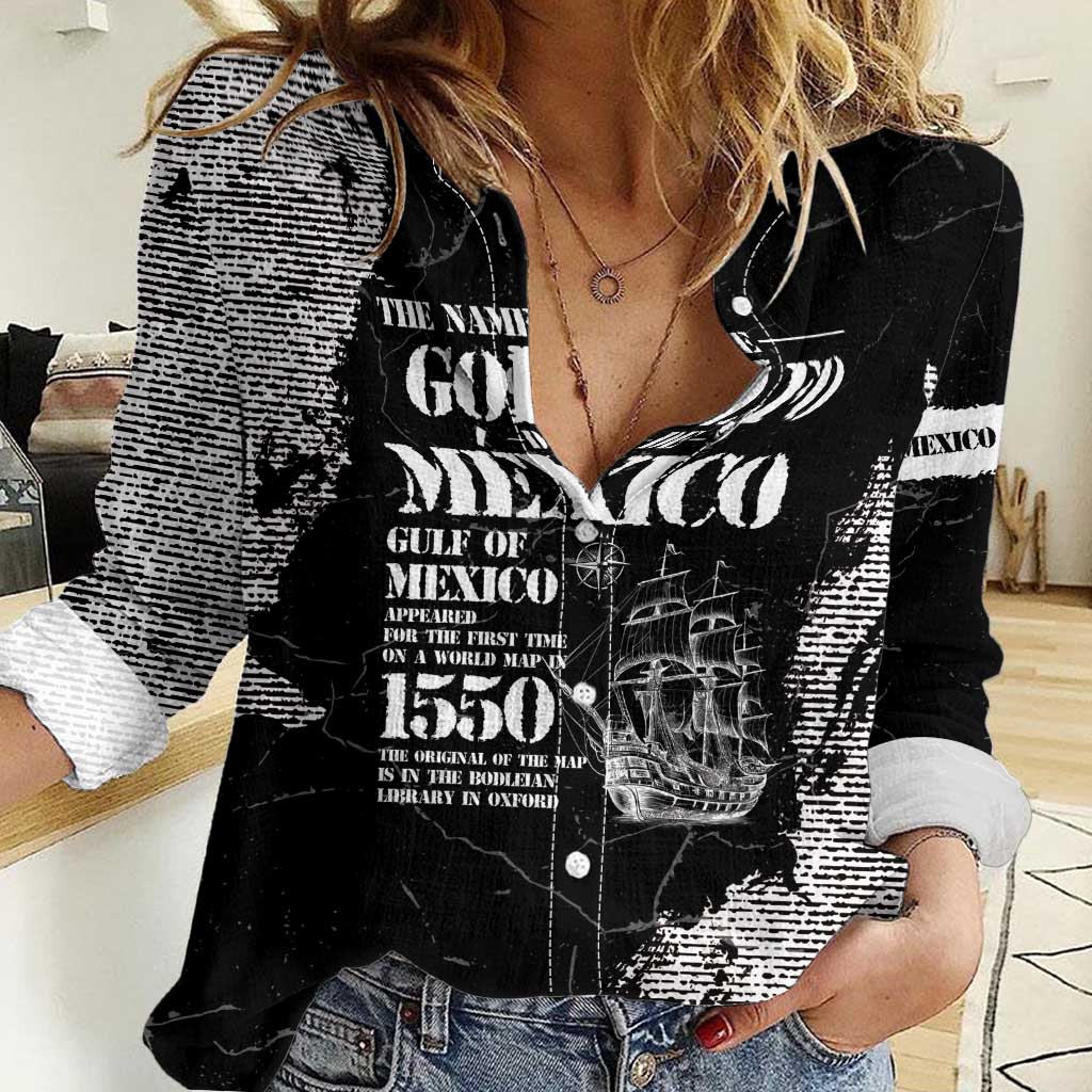 Golfo De Mexico Women Casual Shirt Est. Since 1550 And Forever
