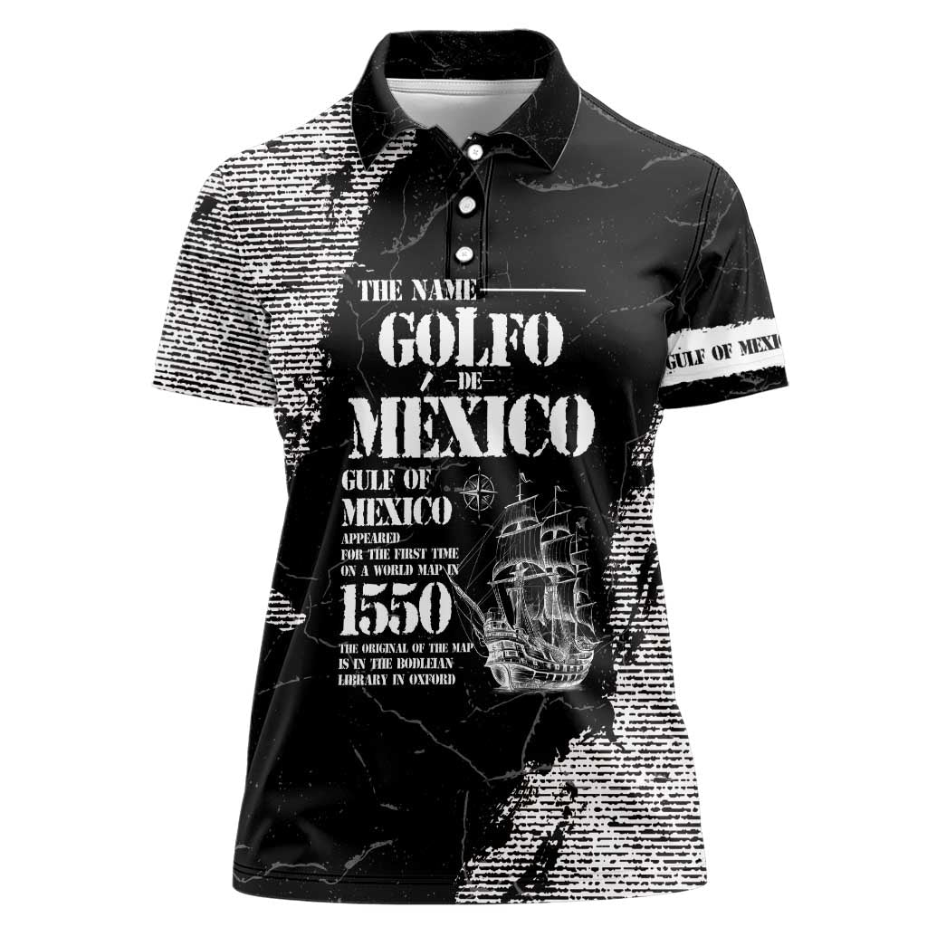 Golfo De Mexico Women Polo Shirt Est. Since 1550 And Forever
