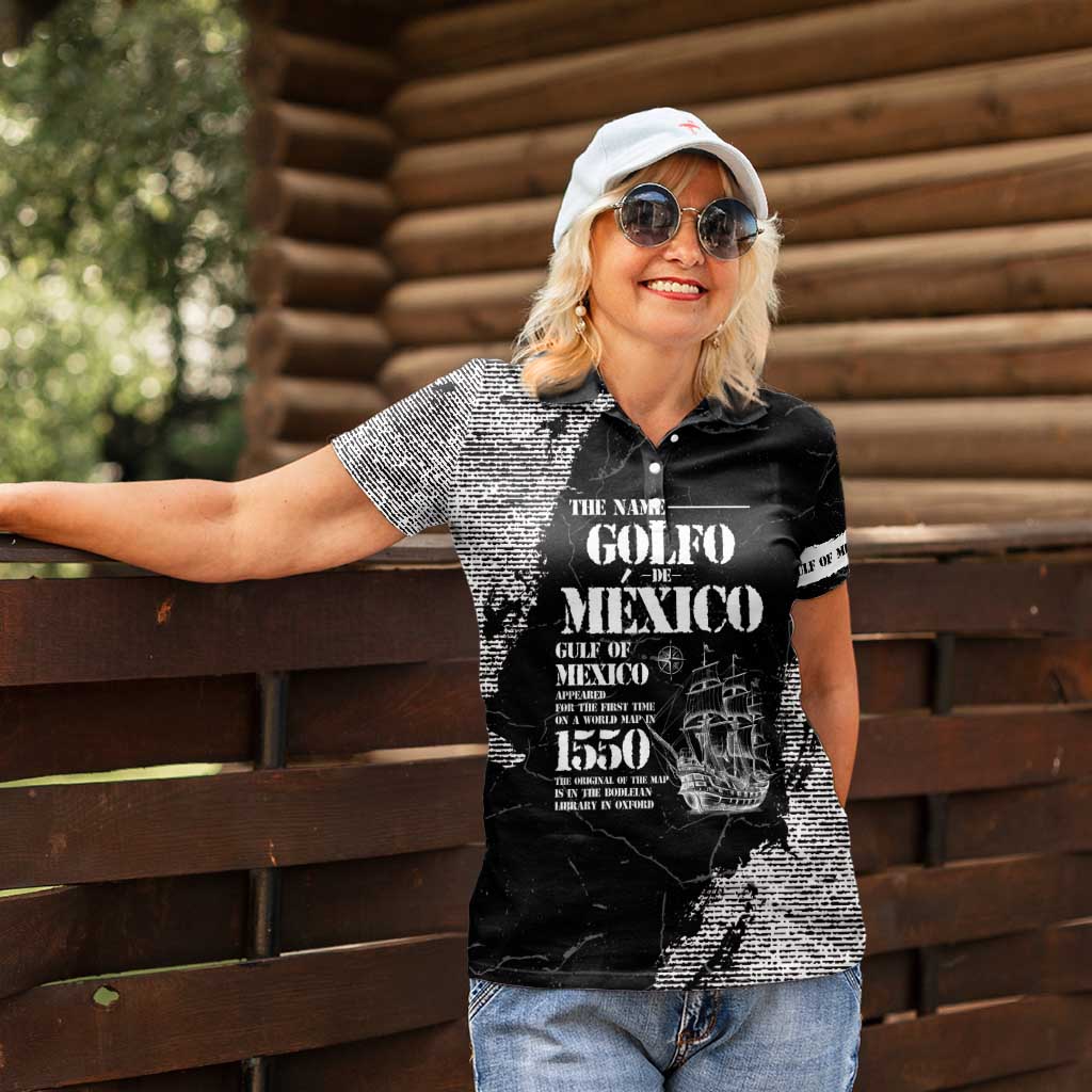 Golfo De Mexico Women Polo Shirt Est. Since 1550 And Forever