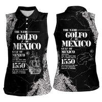 Golfo De Mexico Women Sleeveless Polo Shirt Est. Since 1550 And Forever