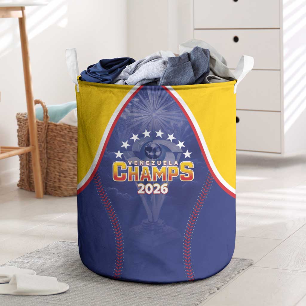 Venezuela Baseball Laundry Basket 1st Champions Glorious Victory