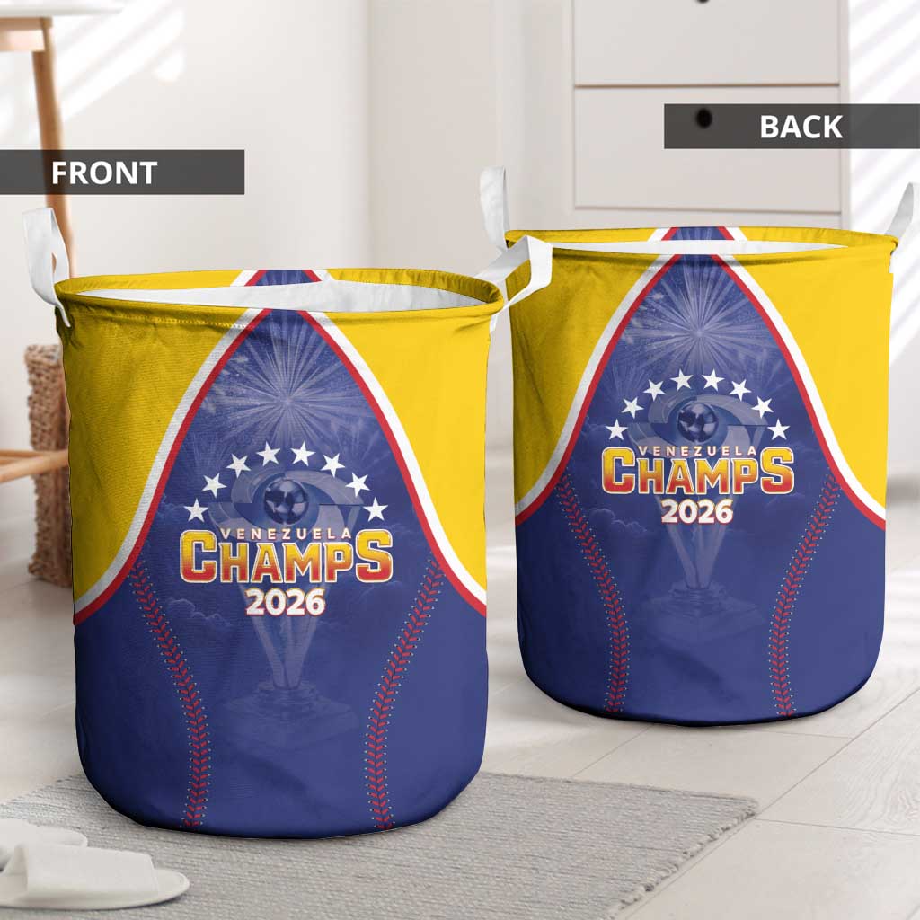 Venezuela Baseball Laundry Basket 1st Champions Glorious Victory