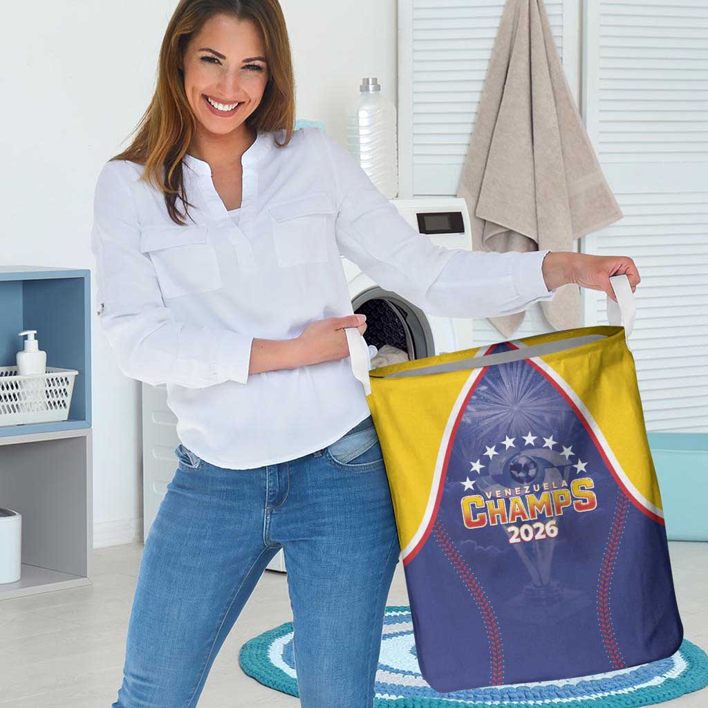 Venezuela Baseball Laundry Basket 1st Champions Glorious Victory