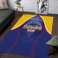 Venezuela Baseball Area Rug 1st Champions Glorious Victory