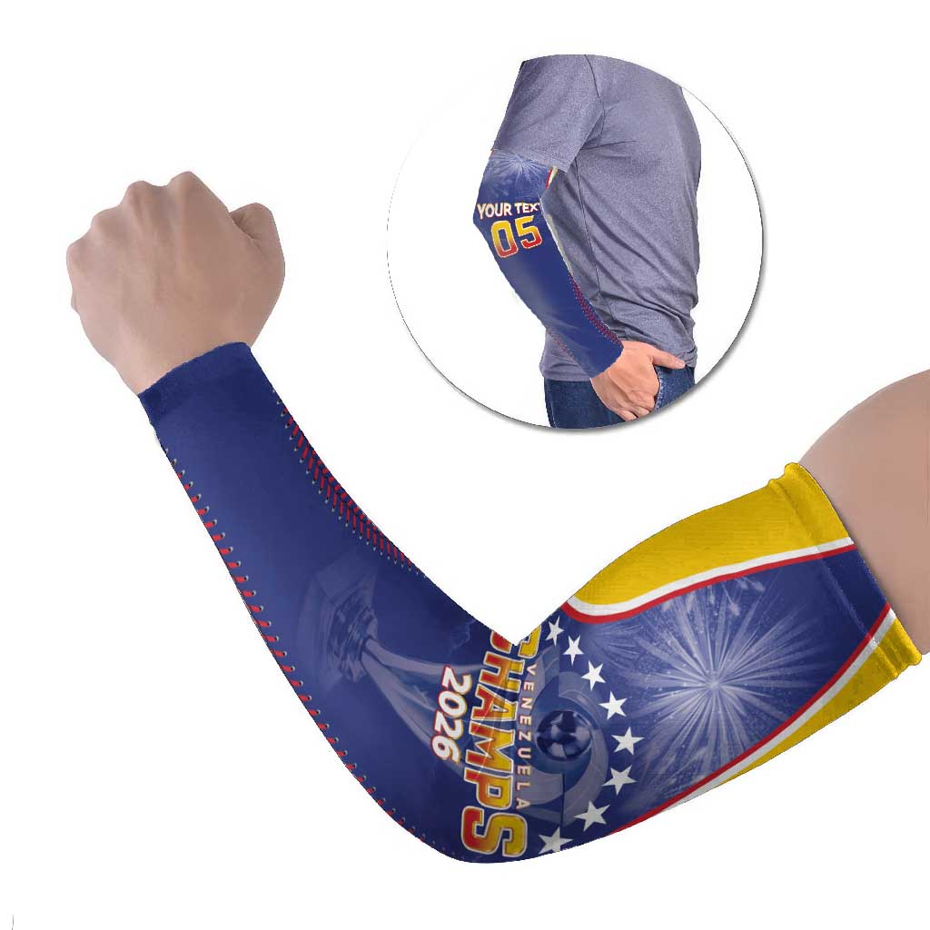 Venezuela Baseball Custom Arm Sleeves 1st Champions Glorious Victory