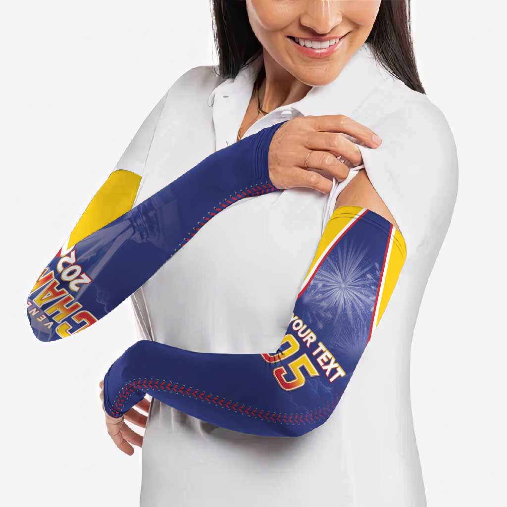 Venezuela Baseball Custom Arm Sleeves 1st Champions Glorious Victory