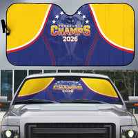 Venezuela Baseball Auto Sun Shade 1st Champions Glorious Victory
