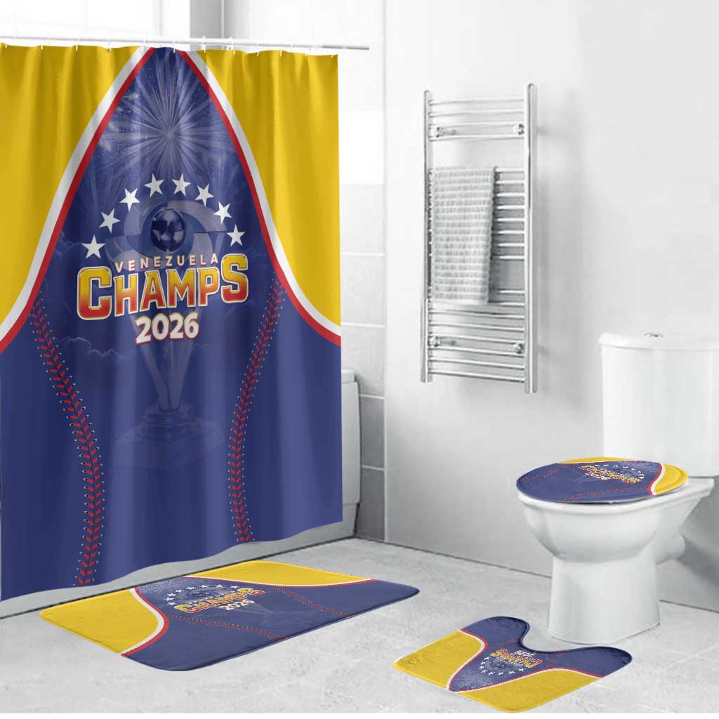 Venezuela Baseball Bathroom Set 1st Champions Glorious Victory