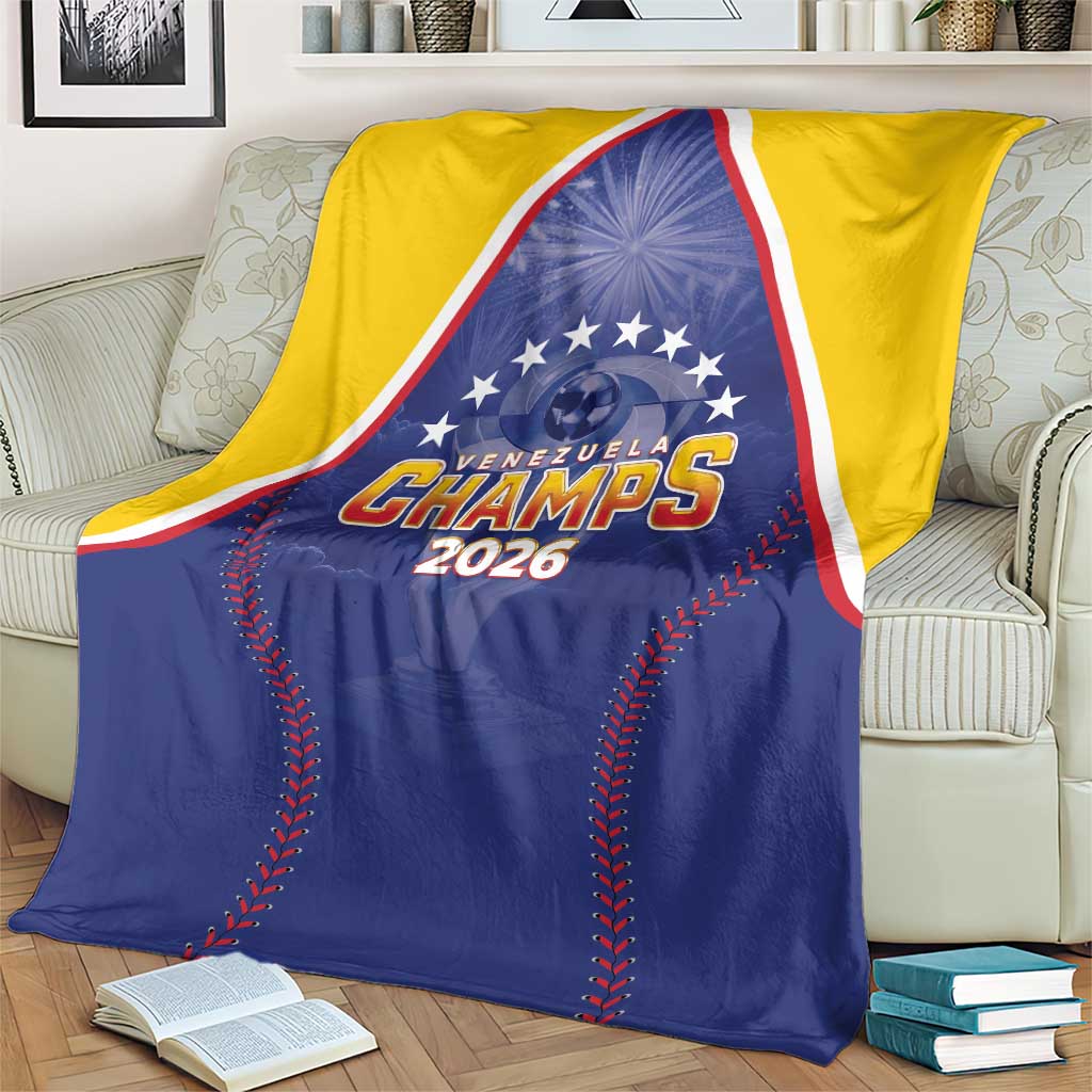 Venezuela Baseball Blanket 1st Champions Glorious Victory