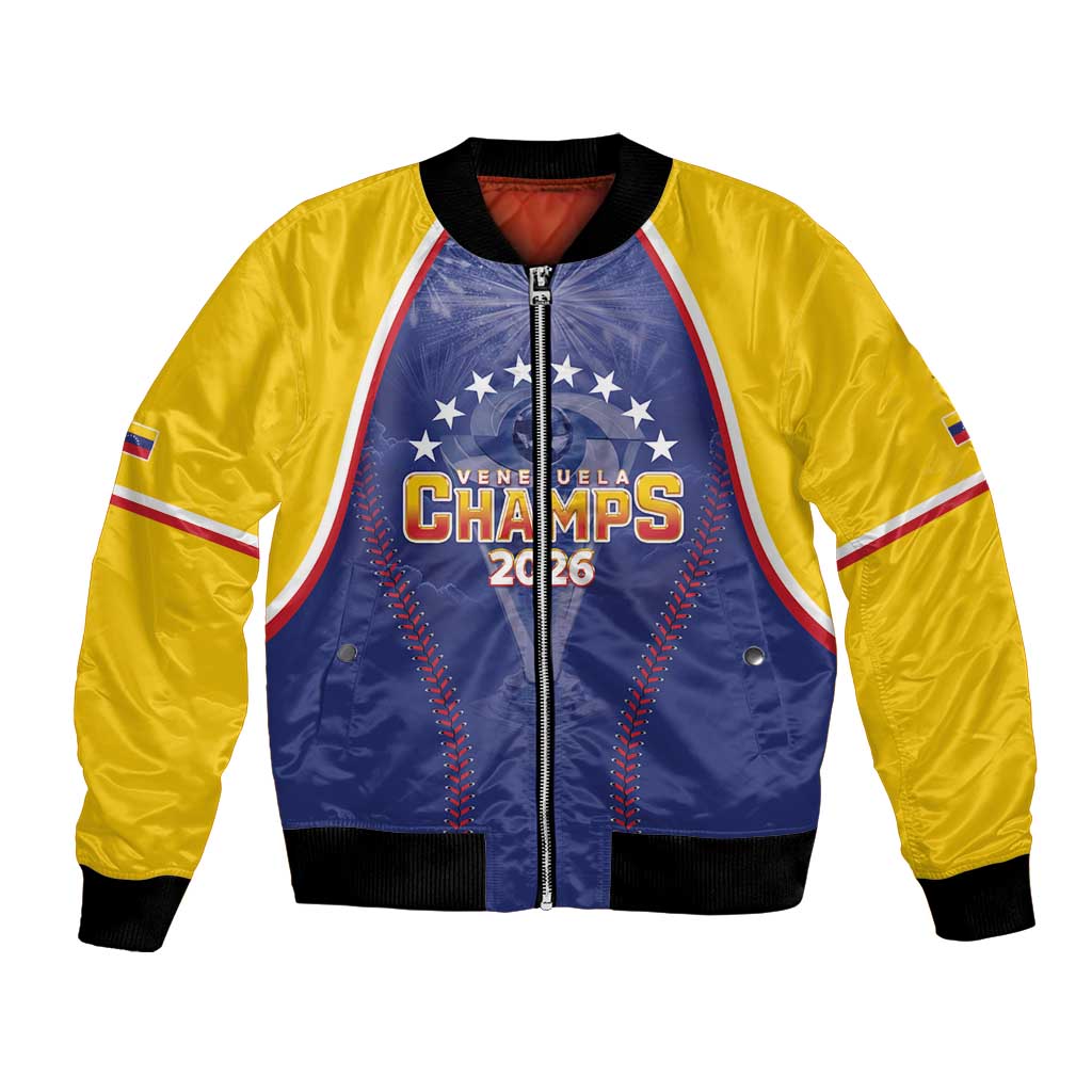 Venezuela Baseball Custom Bomber Jacket 1st Champions Glorious Victory