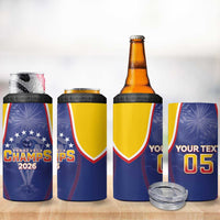 Venezuela Baseball Custom 4 in 1 Can Cooler Tumbler 1st Champions Glorious Victory