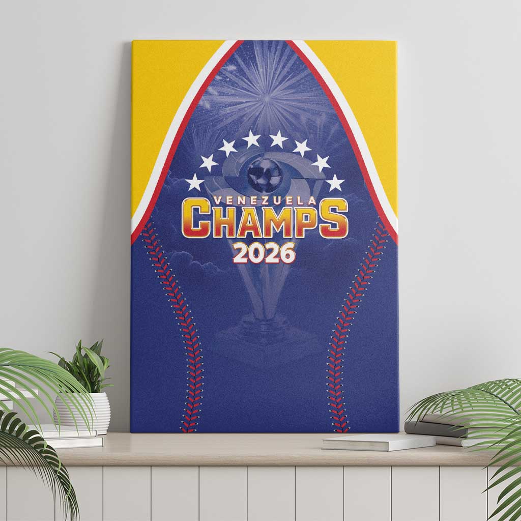 Venezuela Baseball Canvas Wall Art 1st Champions Glorious Victory