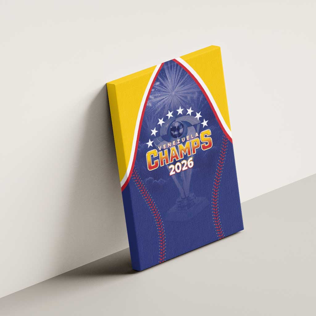 Venezuela Baseball Canvas Wall Art 1st Champions Glorious Victory